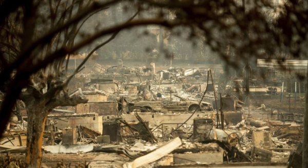 Aid for California wildfire victims