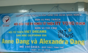 Viet Dreams free eye cateract surgeries 10-2015