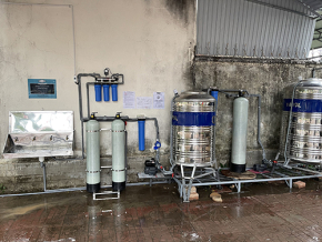 Clean drinking water systems at 4 primary schools in Kontum